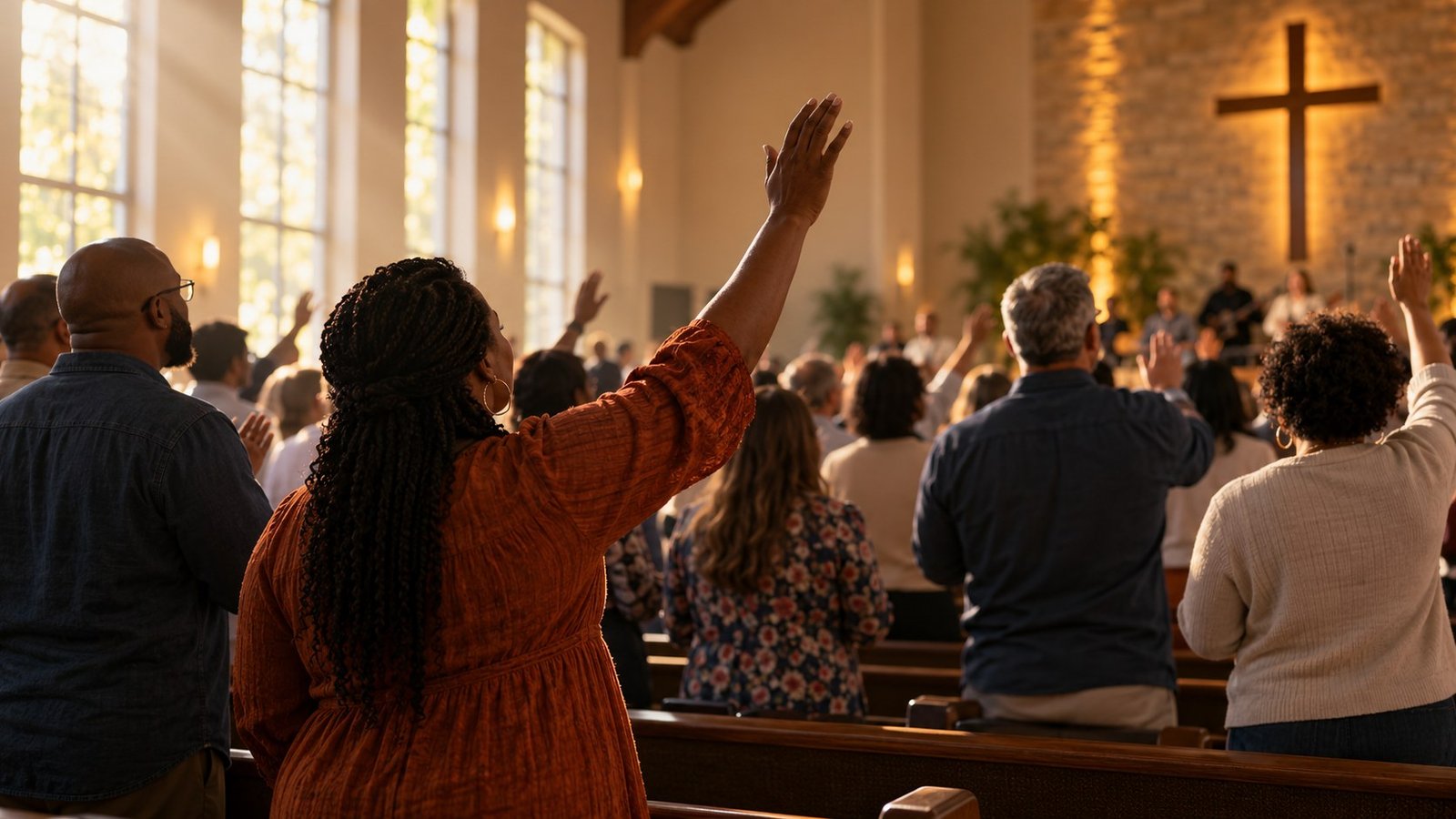 Illustrative worship gathering